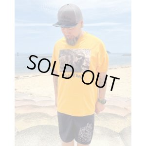 画像1: "OPIE ORTIZ x STONE SHOOT x BALL&CHAIN" / LBDA Posse トリプルコラボTシャツ ゴールド