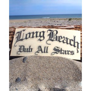 画像1: LONGBEACH DUB ALLSTARS / カッティングステッカー ブラック