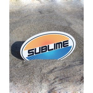 画像2: SUBLIME / Oval ステッカー (Copyright 2001)