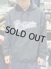 送料無料 Lサイズラスト2枚で終了 "OPIE ORTIZ x BALL&CHAIN" / Skull & Rose プルオーバーパーカー ブラック