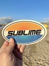 SUBLIME / Oval ステッカー (Copyright 2001)