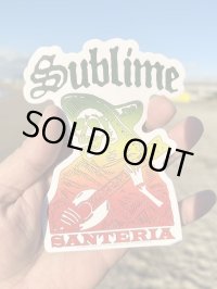 ラスト1枚で終了 SUBLIME / Santeria ステッカー