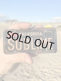 SUBLIME / License Plate ステッカー