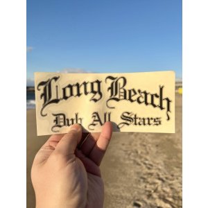 画像2: LONGBEACH DUB ALLSTARS / カッティングステッカー ブラック