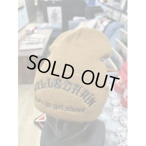画像1: FUCKIN' MELLOW CLOTHING / MMXX ニットキャップ キャメル