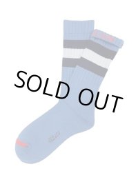 RADIO EVA × ching&co. / シンジ NEW SKATER SOCKS BLUE