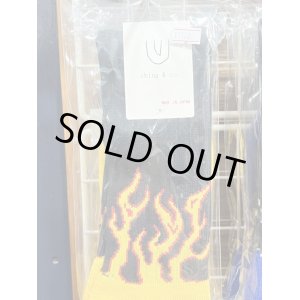 画像2: ching&co. / Fire Burning yellow スケーターソックス 