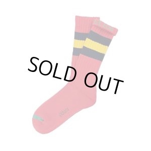 画像1: 30％OFF ラスト1足で終了 RADIO EVA × ching&co. / アスカ NEW SKATER SOCKS RED