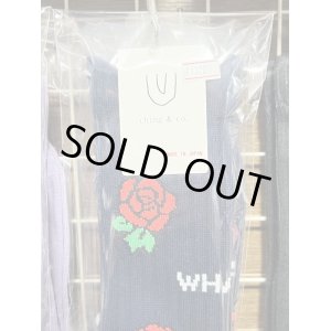 画像2: ching&co. / Rose スケーターソックス ネイビー
