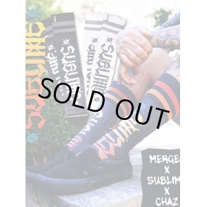 画像1: MERGE4 SOCKS / SUBLIME - CHAZ TAG MULTI ソックス