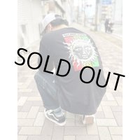2XLラスト1枚で終了 SUBLIME x POT MEETS POP Rasta Sun Logo 長袖Tシャツ ブラック