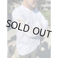 Lサイズラスト1枚で終了 FUCKIN' MELLOW / Stoner Hearts 長袖 Tシャツ WHITE