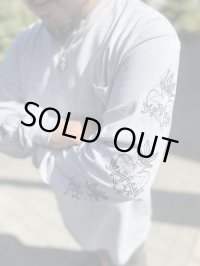 送料無料 Lサイズラスト1枚で終了 FUCKIN' MELLOW / Stoner Hearts 長袖 Tシャツ GREY
