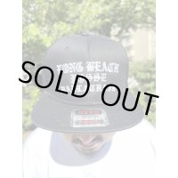 ラスト1枚で終了 FUCKIN' MELLOW CLOTHING / Long Beach Posse スナップバックメッシュキャップ BLACK