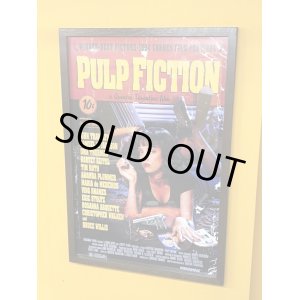 画像1: ラスト1枚で終了 PULP FICTION / Uma On Bed ポスター (90cm x 60cm)