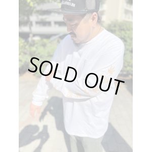 画像2: Lサイズラスト1枚で終了 FUCKIN' MELLOW / Stoner Hearts 長袖 Tシャツ WHITE