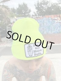 "2月限定LBDAオフィシャルアイテム入荷記念" ラスト1枚で終了 DGWD / GUN TALK ニットキャップ YELLOW NEON