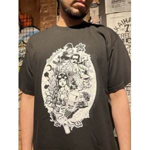 画像3: Lサイズラスト2枚で終了 DGWD / BARRIO SUITE 半袖Tシャツ artwork by NIGHT tha FUNKSTA