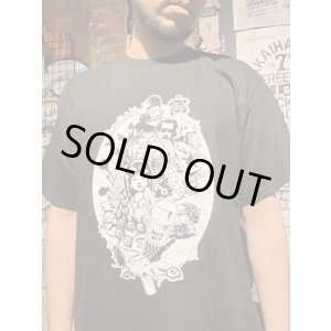 画像3: Lサイズラスト1枚で終了 DGWD / BARRIO SUITE 半袖Tシャツ artwork by NIGHT tha FUNKSTA