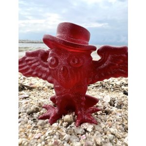 画像5: オーピーさん直買付アイテム 送料無料 限定2個のみ 激レア DGWD / MR. NITE OWL フィギュア 2ndプレス RED