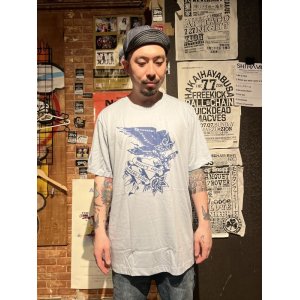 画像2: 2XLラスト2枚で終了 DGWD / BLUE DAGGER OWL 半袖Tシャツ artwork by MR. LEE