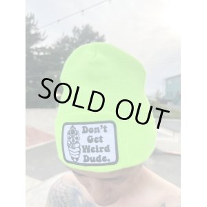 画像1: "2月限定LBDAオフィシャルアイテム入荷記念" ラスト1枚で終了 DGWD / GUN TALK ニットキャップ GREEN NEON