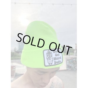 画像2: "2月限定LBDAオフィシャルアイテム入荷記念" ラスト1枚で終了 DGWD / GUN TALK ニットキャップ GREEN NEON