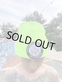 ラスト1枚で終了 DGWD / OWL NIGHTER ニットキャップ GREEN NEON