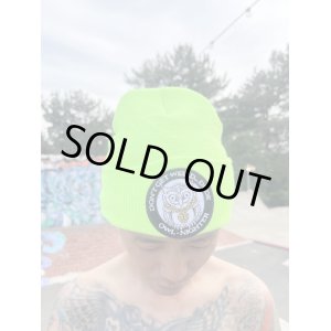 画像1: ラスト1枚で終了 DGWD / OWL NIGHTER ニットキャップ GREEN NEON