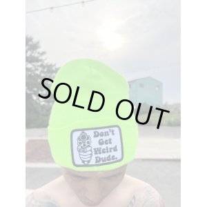 画像3: "2月限定LBDAオフィシャルアイテム入荷記念" ラスト1枚で終了 DGWD / GUN TALK ニットキャップ GREEN NEON