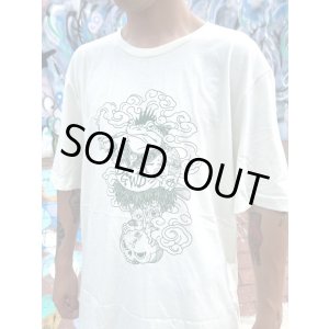 画像4: Lサイズラスト1枚で終了 DGWD / GREEN CITRUS FROG 半袖Tシャツ artwork by HORIMATSU