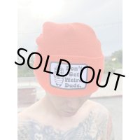 ラスト1枚で終了 DGWD / GUN TALK ニットキャップ ORANGE NEON
