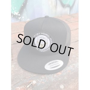 画像1: 1枚のみ限定入荷 DGWD / OWL NIGHTER スナップバックメッシュキャップ BLACK