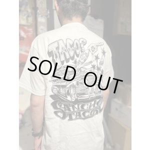 画像4: Lサイズラスト1枚で終了 送料無料 SANCHO'S TACOS / Good Livin Taco? 半袖Tシャツ WHITE