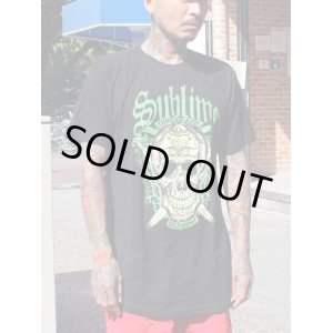 画像1: Mサイズラスト1枚で終了 SUBLIME / LBC Skull Tシャツ