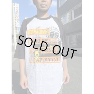 画像1: 送料無料 Lサイズラスト1枚で終了 SUBLIME / Long Beach California ラグラン袖 Tシャツ