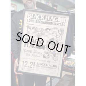 画像1: "11000円以上お買い上げの方限定" BALL&CHAIN "Green Thumb" BLACKFLAG / LONG BEACH DUB ALLSTARS 2023 Japan Tour 名古屋 artwork by PICTURE MOUSE イベントポスター