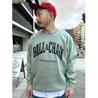 送料無料 Mサイズラスト1枚で終了 FUCKIN' MELLOW CLOTHING / Long Beach Posse Artwork by PICTURE MOUSE スウェット SMOKEY GREEN