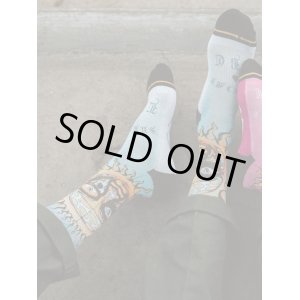 画像1: MERGE4 SOCKS / SUBLIME - SUBLIME SUN BLUE ソックス