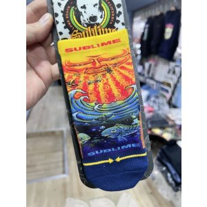 画像6: MERGE4 SOCKS / SUBLIME - ベイビー用ソックス3足ペアセット (40oz Sun/Everything Under the Sun/Went to the Moon)