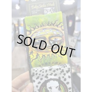 画像4: ラスト2足で終了 MERGE4 SOCKS / SUBLIME - ベイビー用ソックス3足ペアセット (40oz Sun/Everything Under the Sun/Went to the Moon)