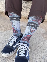 MERGE4 SOCKS / SUBLIME - BAD FISH ソックス