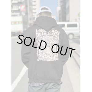 画像2: 送料無料 Lサイズラスト1枚で終了 LONG BEACH DUB ALLSTARS / Taco Truck ジップアップパーカー BLACK