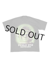 送料無料 PICKLE STIX SURFBOARDS (Smelly of NOFX) / SPACEMAN Tシャツ BLACK