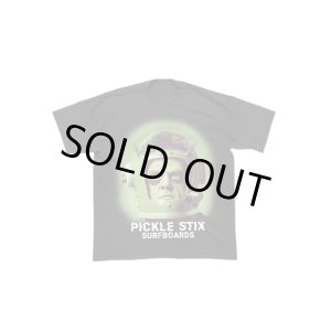 画像1: 送料無料 PICKLE STIX SURFBOARDS (Smelly of NOFX) / SPACEMAN Tシャツ BLACK