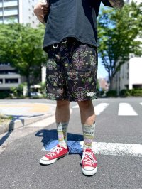 Mサイズラスト3枚で終了 EMPYRE / Grow Neon Lights & Black ショーツ　