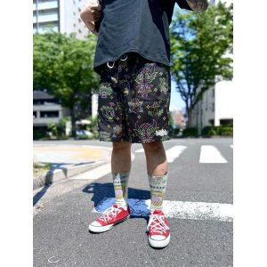 画像1: Mサイズラスト3枚で終了 EMPYRE / Grow Neon Lights & Black ショーツ　