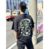 XLラスト1枚で終了 ”OWEAK x BALL&CHAIN” / PIGS artwork by ILLSYNAPSE コラボ Tシャツ BLACK