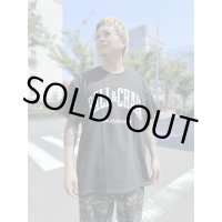 FUCKIN' MELLOW CLOTHING / Long Beach Posse artwork by PICTURE MOUSE 半袖 Tシャツ BLACK