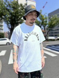 FUCKIN' MELLOW CLOTHING / BALL&CHAIN artwork by PICTURE MOUSE 半袖 Tシャツ WHITE